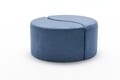 Taburet Alis Puf, Balcab Home, 80x80x40 cm, lemn, albastru