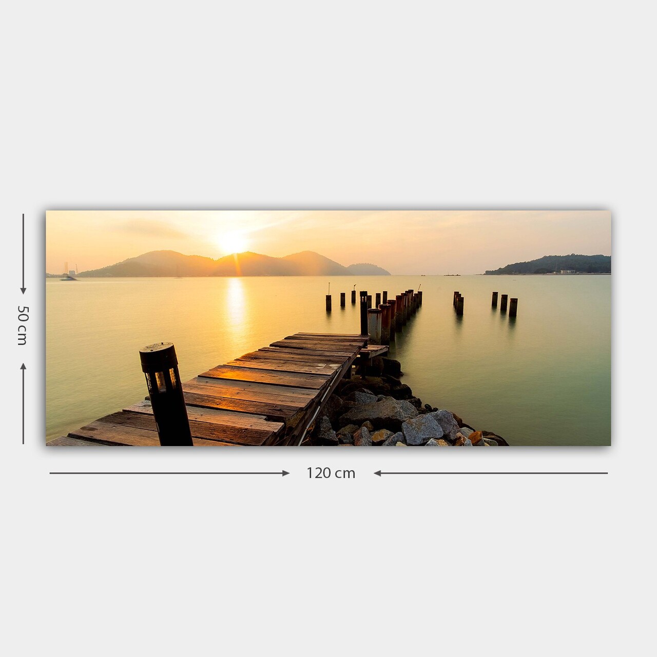 Tablou decorativ, YTY1141520651_50120, Cadru: 100% LEMN (grosime: 3 cm), Multicolor - view 3