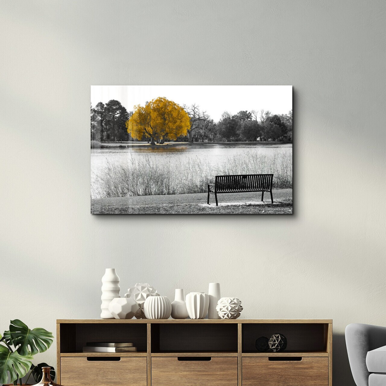 Tablou decorativ, CAM-4048, Dimensiuni: 70 x 110 cm, Multicolor — imaginea 2