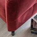 Coltar extensibil stanga 3 locuri ELTAP, Lore-39, Lorelle, 225x160x105 cm, lemn/poliester, gri