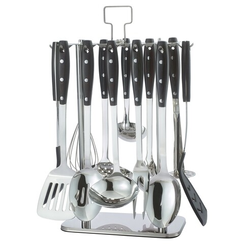 Set ustensile bucatarie 13 piese, Zokura, inox