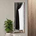 Oglinda decorativa, Siam, Buhem, 40x120x2.2 cm, MDF , Alb