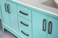 Set mobilier de baie (3 piese), Jussara, Michigan 60, Turcoaz