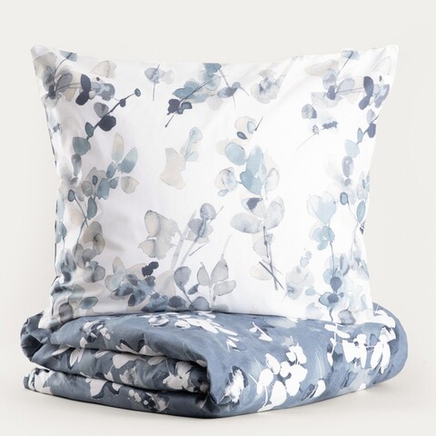Lenjerie de pat King Size, Nerina, Homla, 3 piese, 200x220 cm, bumbac, multicolor