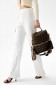 Rucsac, Lucky Bees, 920 Brown, piele ecologica, maro