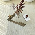 Masuta de cafea, Neostill, Mia, Nuc / Transparent