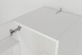 Dulap de baie, Tera Home, Odeon, 44x180x44 cm, PAL, Alb