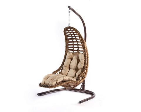 Leagan gradina/terasa, divona, bodrum, 120x214x106 cm, maro