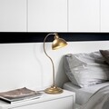 Lampa de masa, Konika - 12261, Fulgor, 19 x 29 x 58 cm, 1 x E27, 40W, auriu