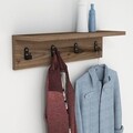 Raft pentru perete Ayla, Puqa Design, 60x16,3x14,5 cm, aluna
