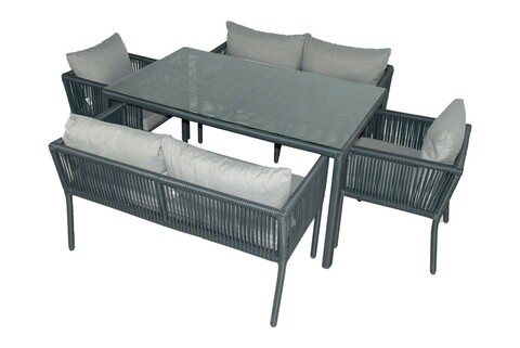 Set mobilier de gradina, jumilla, vera 2, gri