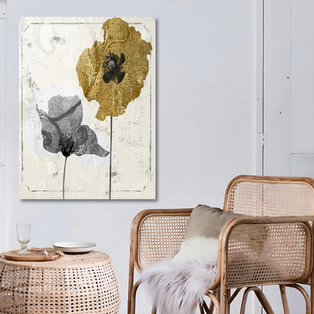 Tablou decorativ, KNV4500_5070 (50 x 70), Canvas, Canvas imprimat, Multicolor