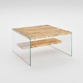 Masuta de cafea, Neostill, Niagara S101, 75x40x75 cm, Stejar