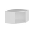 Dulap de perete, Minerva, Kale Corner, 74x45x54 cm, PAL, Alb / Antracit