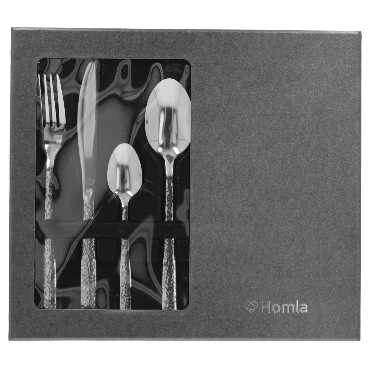 Set tacamuri 24 piese Martello, Homla, inox tip 430, argintiu - view 5
