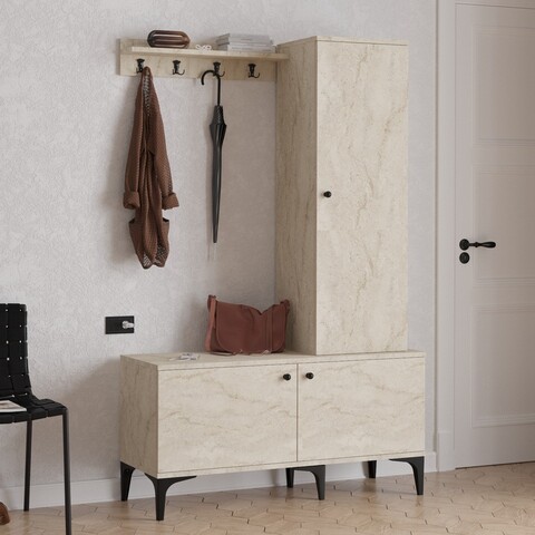 Cuier de perete, Elegance, Lex, Travertin