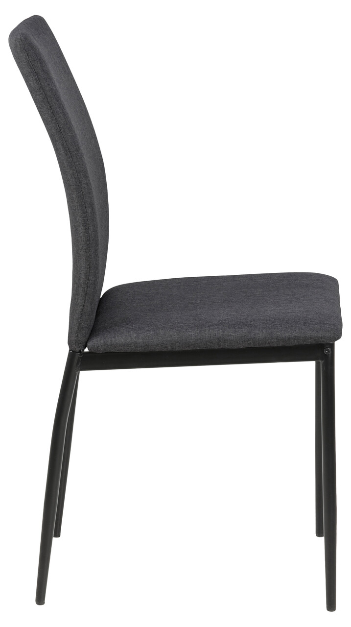 Scaun Demina, Actona, 43.5x53x92 cm, poliester/otel, gri - view 9