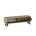 Comoda TV, Olivia, Melisa, 120x45x29.6 cm, PAL , Safir / Antracit