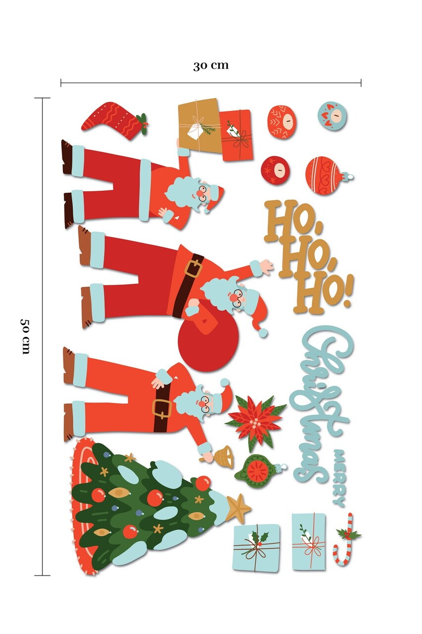 Sticker decorativ, 309006, 30 x 50 cm, Multicolor — imaginea 4