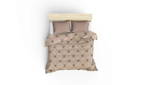 Lenjerie de pat pentru o persoana (de), bhpc 006 - beige, beverly hills polo club, bumbac ranforce