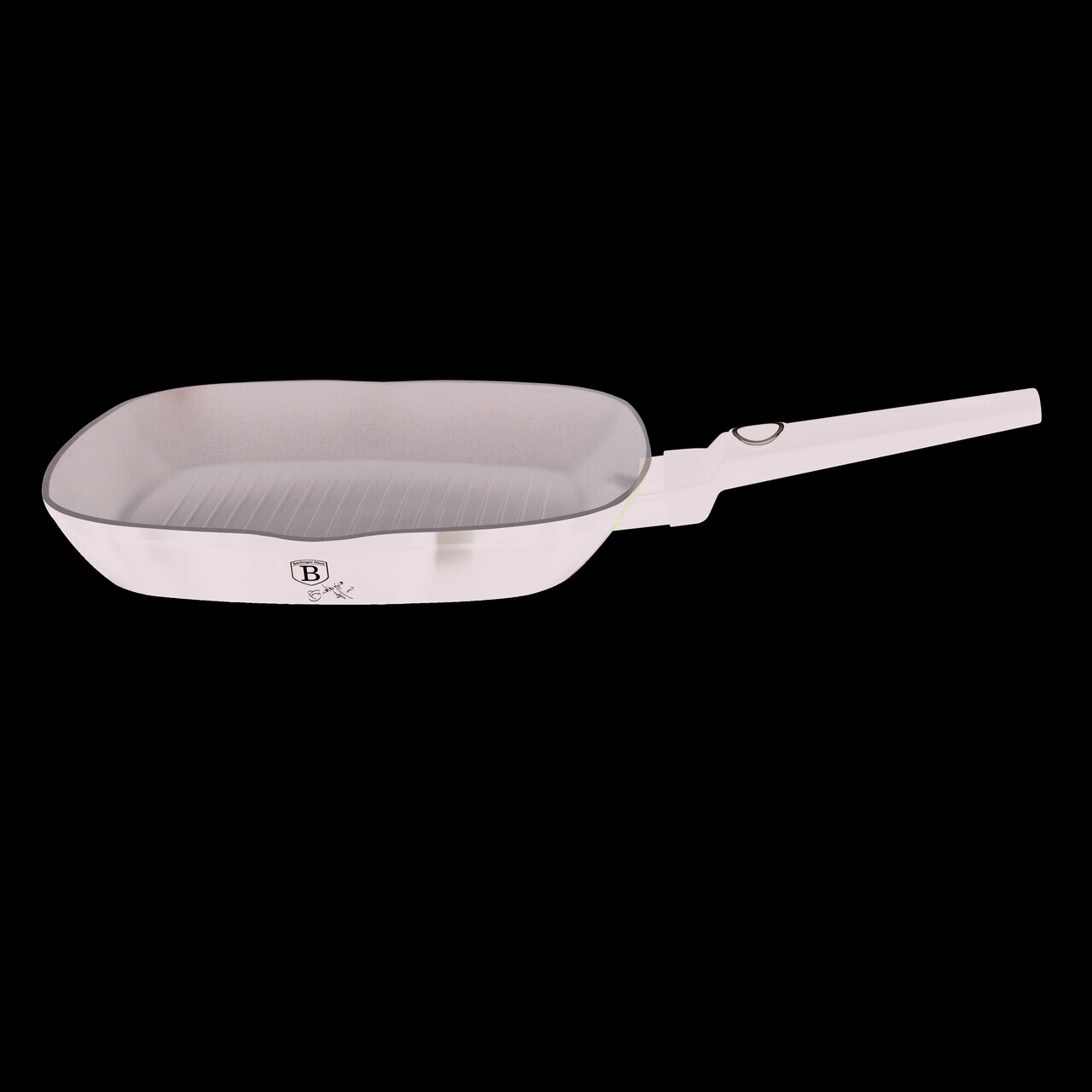 Tigaie grill Berlinger Haus, Black Vantage, 28 cm, 2.1 L, aluminiu forjat, negru lucios - imagine 2