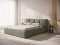 Tablie de pat 140 cm, Micadoni Home, Darren-201, tesatura structurata chenille, verde moss melange