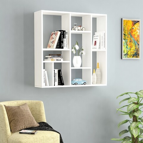 Raft pentru perete rf.002.002.199, gauge concept, 90x22x90 cm, alb