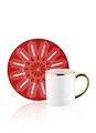 Set cesti de cafea, Mia, 742TMA7559, Sticla, Multicolor