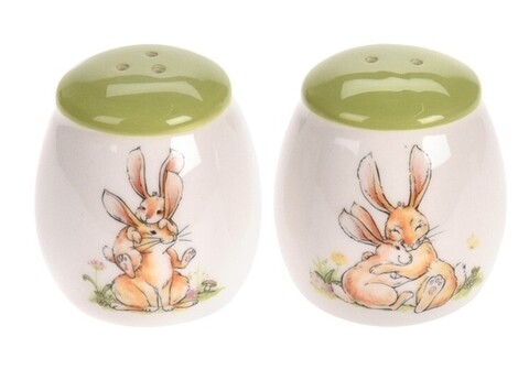 Set solnita si pepernita Easter, 5x7 cm, dolomit, verde