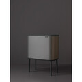 Cos de gunoi cu soft touch, Brabantia, Bo Touch Platinum, 36 L, 31.2x54x68 cm, otel, gri
