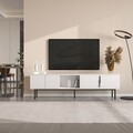 Comoda TV, Odessa, Ramsey, 180x50x29.6 cm, Alb