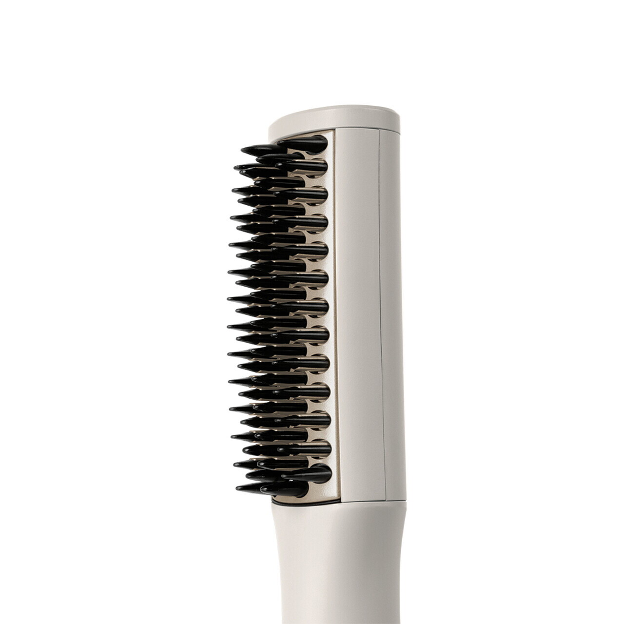 Mini pieptene pentru indreptat parul Fashion TV, Matte Cream-Gold, 180°C, invelis ceramic, crem - imagine 3