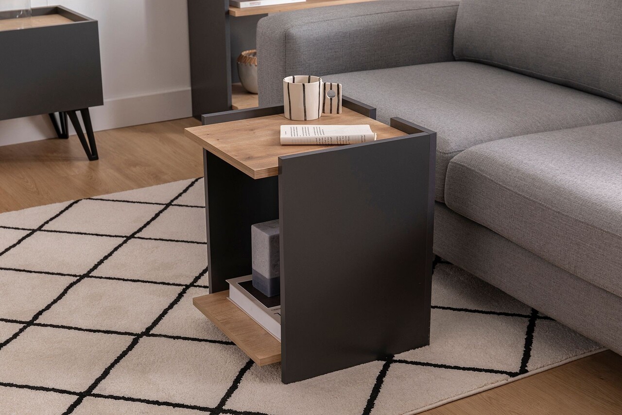 Masuta, Arnetti, Viper, 38.6x41.8x50 cm, PAL, Safir / Antracit - 2 | YEO