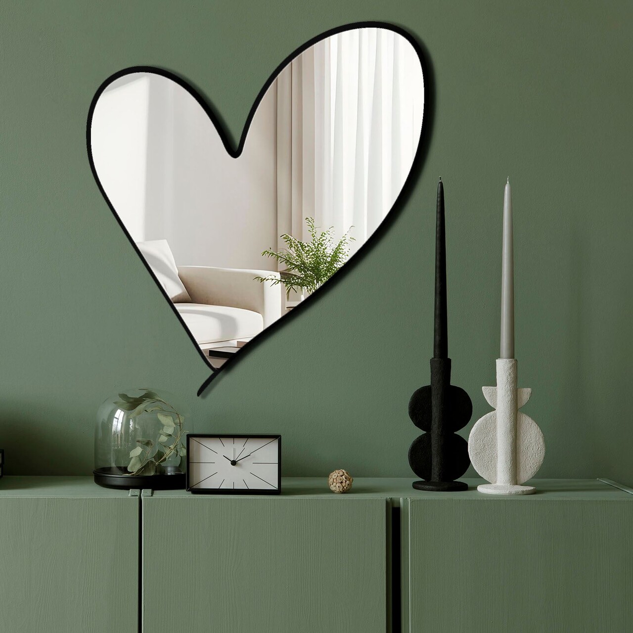 Oglinda decorativa Ozgl517 Partea de jos: 100% EVA (Grosime: 10 mm) Argintiu