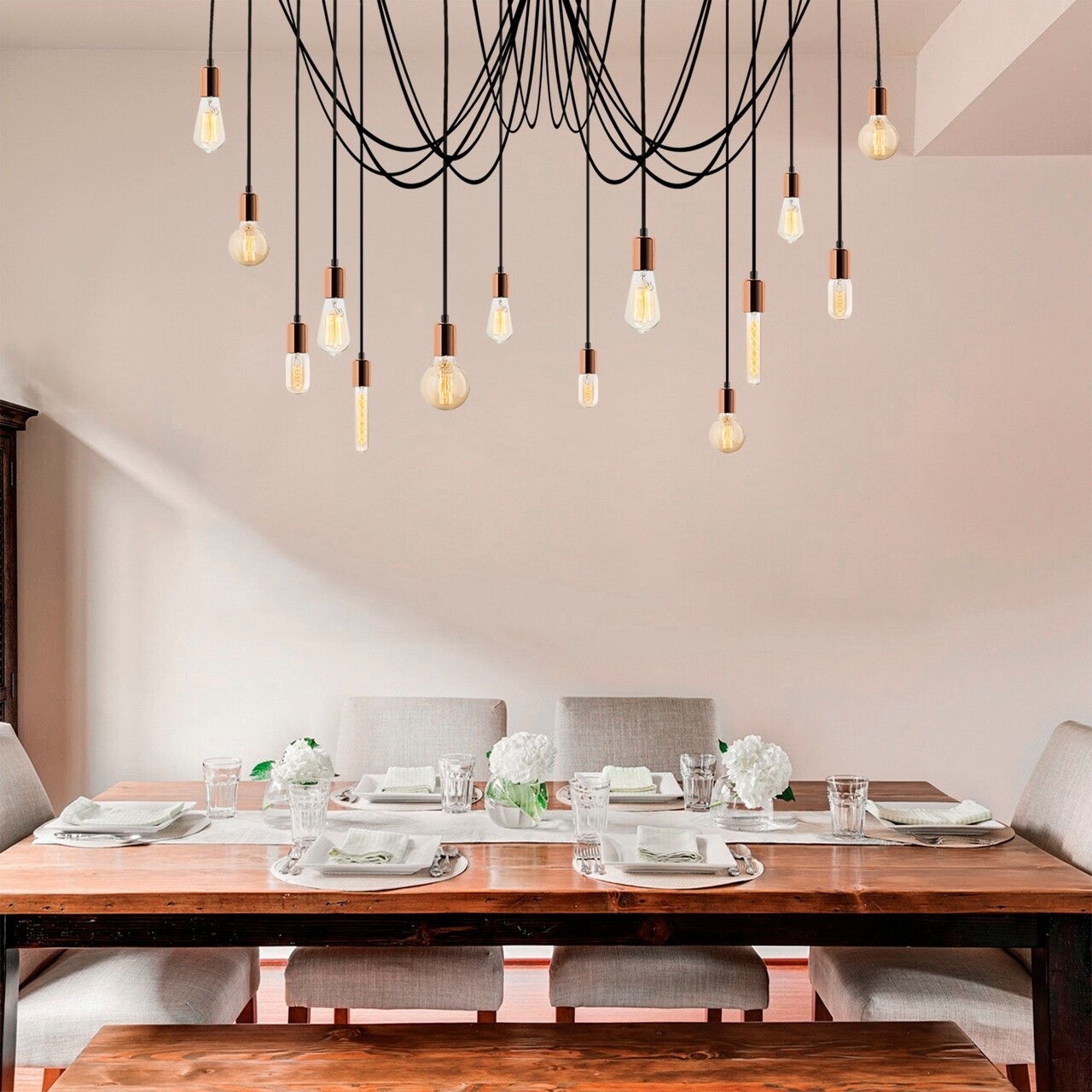 Candelabru Nitid Kabluni - MR - 919 E27 100 W metal