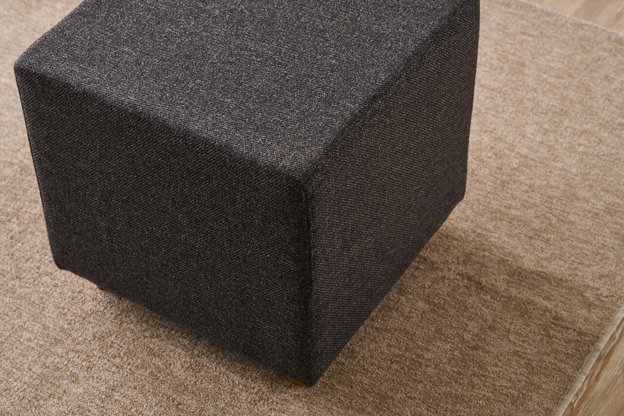 Taburet, Atelier del Sofa, 825BLC5164, Lemn, Fumuriu - view 3