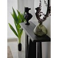 Dulap, Neostill, Cleopatra, 100x83x28 cm, Lemn masiv, Antracit