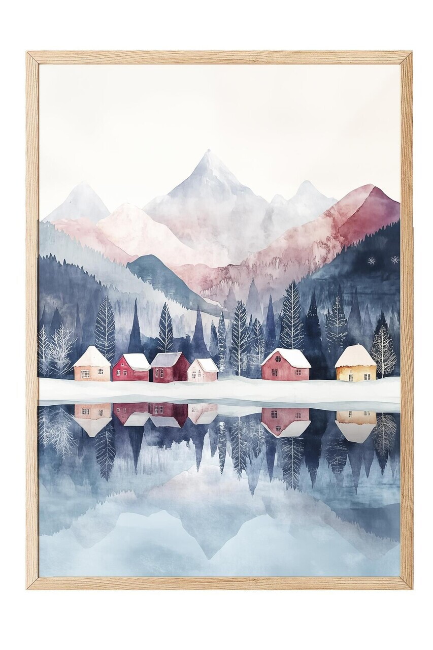Tablou decorativ, 108784, Lemn masiv, Sticla PVC, Multicolor - view 2