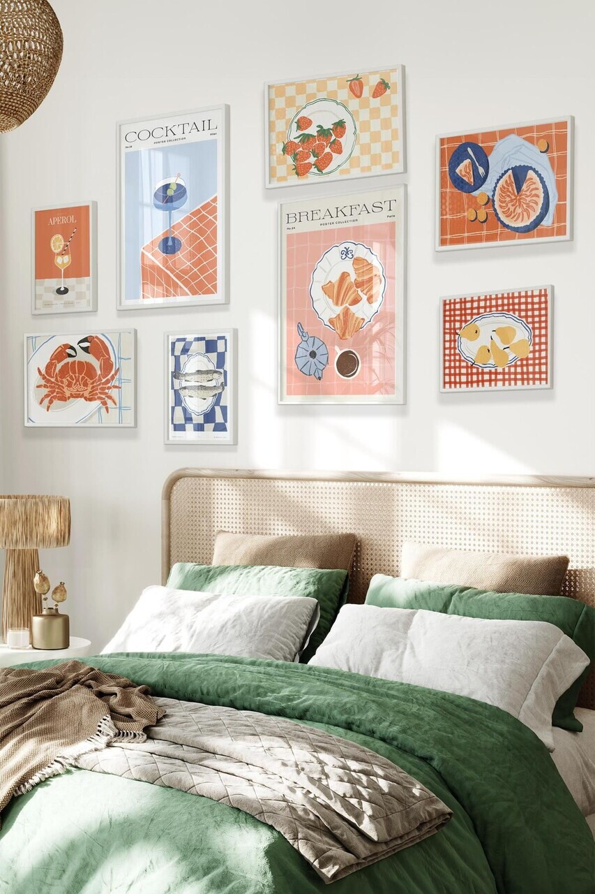 Tablou decorativ Çgs-045-White-Byk LEMN SOLID Față: 100% PVC STICLĂ Multicolor