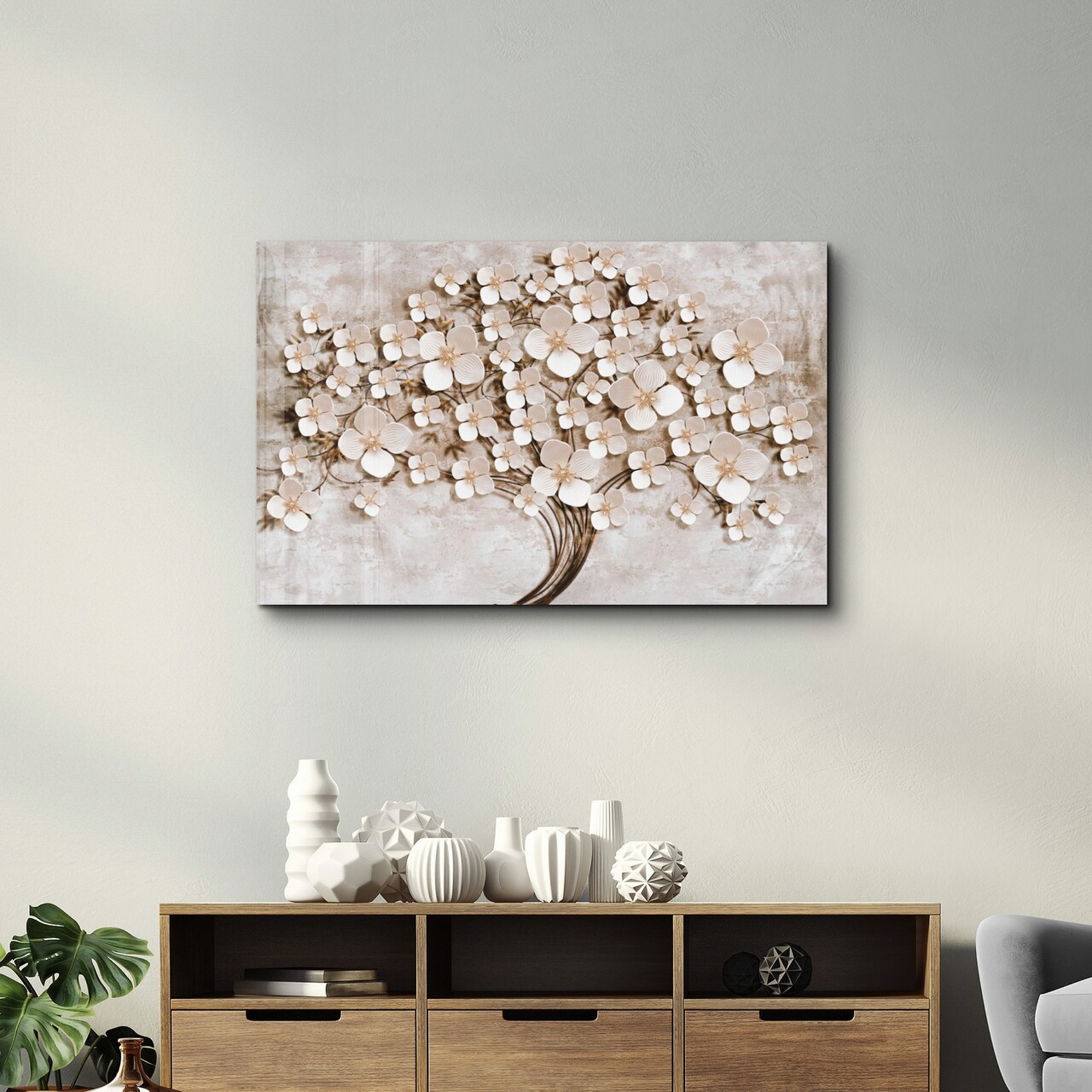 Tablou decorativ, CAM-1091, Dimensiuni: 70 x 110 cm, Multicolor - view 2