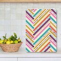 Tocător de sticlă, Hermia, 400FLR1313, Curățare ușoară, Multicolor