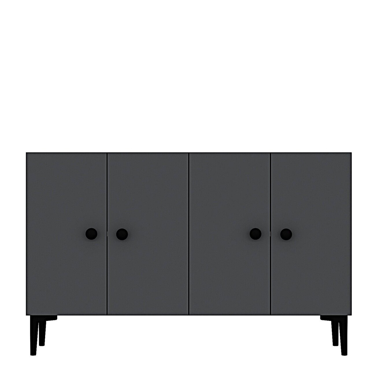 Consola, Hanah Home, Pella 120, 120x75x32 cm, Antracit - view 6