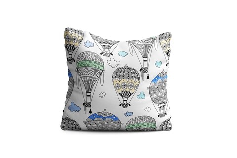 Perna decorativa baloon blue, oyo kids, 43x43 cm, poliester, multicolor