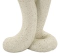Suport lumanare Stons, Mauro Ferretti, 10x6.5x17.5 cm, polirasina, crem
