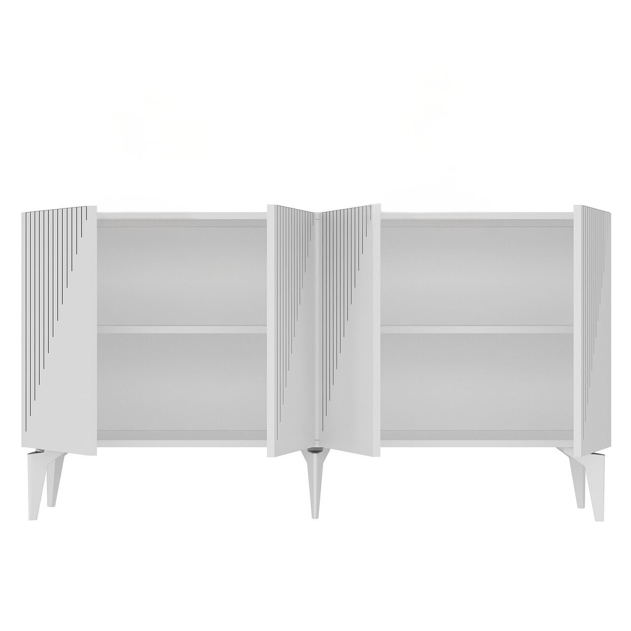 Consola, Hanah Home, Batum 150, 150x79x32 cm, Alb — imaginea 4