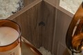 Masuta de cafea, Nordure, Flavio, 105x30x65 cm, Sticla temperata , Maro