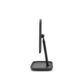 Oglinda cosmetica, Brabantia, Dark Grey, reglabila la 360 grade, factor marire x 5, 20x12.6x28.3 cm, polipropilena, gri inchis
