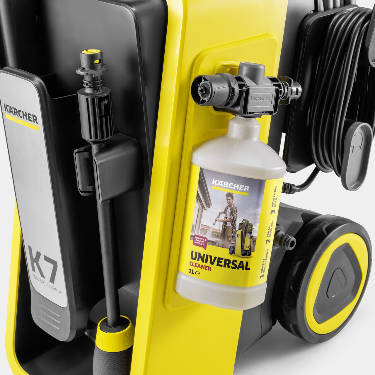 Aparat de spalat cu presiune K 7 Comfort Premium Home, Karcher, galben — imaginea 4