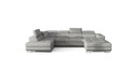 Coltar extensibil stanga 6 locuri ELTAP, Rod-33, Rodrigo, 345x202x90 cm, lemn/poliester, gri deschis