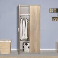 Dulap pentru haine, Adore, Grd-320-Tt-1, Nuc deschis
